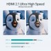 Кабель мультимедийный HDMI to HDMI 2.0m V.2.1 8K 60Hz HDR10 HLG 48Gbps YUV 444 Choetech (XHH-TP20)