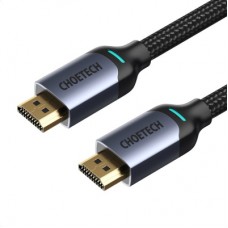 Кабель мультимедийный HDMI to HDMI 2.0m V.2.1 8K 60Hz HDR10 HLG 48Gbps YUV 444 Choetech (XHH01-BK)