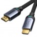 Кабель мультимедийный HDMI to HDMI 2.0m V.2.1 8K 60Hz HDR10 HLG 48Gbps YUV 444 Choetech (XHH01-BK)