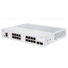 Комутатор мережевий Cisco CBS350-16T-2G-EU