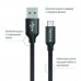 Дата кабель USB 2.0 AM to USB-C 1.0m 2.1А black ColorWay (CW-CBUC003-BK)