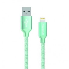 Дата кабель USB 2.0 AM to Lightning 1.0m mint ColorWay (CW-CBUL004-MT)