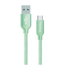 Дата кабель USB 2.0 AM to USB-C 1.0m mint ColorWay (CW-CBUC003-MT)