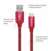Дата кабель USB 2.0 AM to USB-C 2.0m red ColorWay (CW-CBUC008-RD)