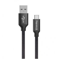 Дата кабель USB 2.0 AM to USB-C 2.0m black ColorWay (CW-CBUC008-BK)