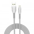 Дата кабель ColorWay USB 2.0 AM to Lightning 1.0m line-drawing white (CW-CBUL027-WH)