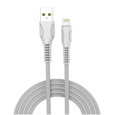 Дата кабель ColorWay USB 2.0 AM to Lightning 1.0m line-drawing white (CW-CBUL027-WH)