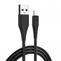 Дата кабель USB 2.0 AM to Micro 5P 1.0m black ColorWay (CW-CBUM025-BK)