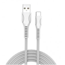 Дата кабель USB 2.0 AM to USB-C 1.0m line-drawing white ColorWay (CW-CBUC029-WH)