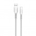 Дата кабель USB 2.0 AM to USB-C 1.0m line-drawing white ColorWay (CW-CBUC029-WH)