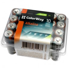 Батарейка ColorWay AA LR6 Alkaline Power (лужні) * 24 plastic box (CW-BALR06-24PB)