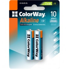 Батарейка ColorWay AA LR6 Alkaline Power (щелочные) * 2 blister (CW-BALR06-2BL)