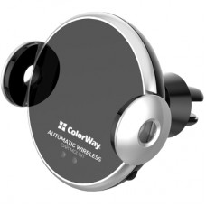 Универсальный автодержатель ColorWay AutoSense Wireless Charger 2 15W Black (CW-CHAW036Q-BK)