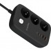 Мережевий фільтр живлення ColorWay CW-CHE34PDB 3 роз/4USB GaN3 Pro (CW-CHE34PDB)