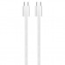 Дата кабель USB-C to USB-C 2.0m (braided cotton) (PD Fast Charging 60W) 3.0А grey ColorWay (CW-CBPDCC068-GR)