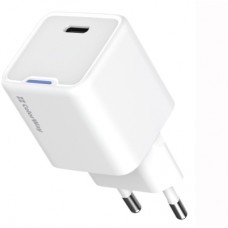Зарядний пристрій ColorWay C101C GaN Mini 20W PD PPS USB-C white (CW-CHS059PD-WT)