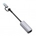 Адаптер USB-C + USB A to RJ45 Ethernet 1000Mbps ColorWay (CW-AD-CRG)