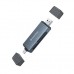 Зчитувач флеш-карт ColorWay USB 2.0/USB-C to CF/SD/MicroSD (CW-CR-01)