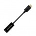 Перехідник HDMI F to DisplayPort M 4K30Hz black ColorWay (CW-AD-DPHD)