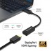 Перехідник HDMI F to DisplayPort M 4K30Hz black ColorWay (CW-AD-DPHD)