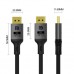 Кабель мультимедійний DisplayPort M to DisplayPort M 1.5m V1.4 8K black ColorWay (CW-CBDP093-BK)