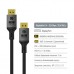 Кабель мультимедійний DisplayPort M to DisplayPort M 1.5m V1.4 8K black ColorWay (CW-CBDP093-BK)
