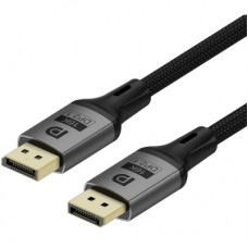 Кабель мультимедійний DisplayPort M to DisplayPort M 1.5m V2.1 16K black ColorWay (CW-CBDP091-BK)