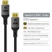 Кабель мультимедійний DisplayPort M to DisplayPort M 1.5m V2.1 16K black ColorWay (CW-CBDP091-BK)
