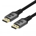 Кабель мультимедийный DisplayPort M to DisplayPort M 3.0m V2.1 16K black ColorWay (CW-CBDP092-BK)