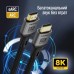 Кабель мультимедійний HDMI M to HDMI M 3.0m V2.1 8K black ColorWay (CW-CBHD089-BK)