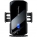 Універсальний автотримач ColorWay FlameGrip, автозажим, Wireless Charger 15W Black (CW-CHAW070Q-BK)
