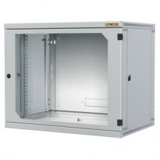 Шкаф настенный Conteg 12U 600x600 removable side panels RAL7035 (RUN-12-60/60)