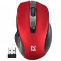 Мишка Defender Prime MB-053 Silent Wireless Red (52052)