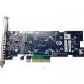 Плата расширения Dell PCIe x8 до SSD 2x m.2 NVMe BOSS controller card (403-BBUC)