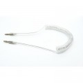 Кабель мультимедійний 3.5mm M to 3.5mm M 1.0m 90° corner white Dengos (AUDIO-PLS-UG-WHITE)