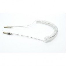 Кабель мультимедійний 3.5mm M to 3.5mm M 1.0m 90° corner white Dengos (AUDIO-PLS-UG-WHITE)