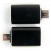 Перехідник OTG USB - Micro-USB black Dengos (ADP-017)