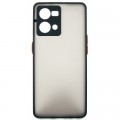 Чехол для мобильного телефона Dengos Matte OPPO Reno 7 (black) (DG-TPU-MATT-111)