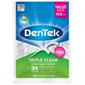 Флосс-зубочистки DenTek Тройное очищение 150 шт. (047700019055)