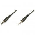 Кабель мультимедийный Jack 3.5mm M/Jack 3.5mm M 1.5m Digitus (AK-510100-015-S)
