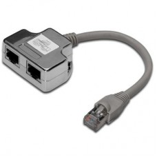 Разветвитель Digitus витой пары, STP, cat.5e, 1x2RJ-45 (DN-93904)