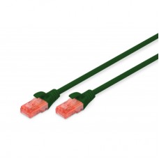 Патч-корд 0.5м, CAT 6 UTP, AWG 26/7, Cu, LSZH, green Digitus (DK-1617-005/G)