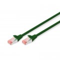 Патч-корд 3м, CAT 6 S-FTP, AWG 27/7, LSZH, green Digitus (DK-1644-030/G)