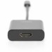 Переходник USB-C to HDMI UHD 4K, M/F, 0.15 m Digitus (DA-70852)