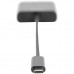 Переходник USB-C to HDMI UHD 4K, M/F, 0.15 m Digitus (DA-70852)