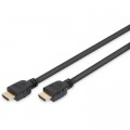 Кабель мультимедийный HDMI to HDMI 3.0m 8k UHD w/Ethernet Digitus (AK-330124-030-S)