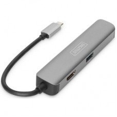 Концентратор Digitus Travel USB-C 5 Port (DA-70891)