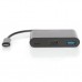 Переходник USB-C to HDMA 2xUSB Digitus (DA-70855)