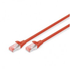 Патч-корд 0.5м, CAT 6 S-FTP, AWG 27/7, LSZH, red Digitus (DK-1644-005/R)