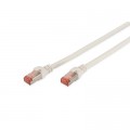 Патч-корд 3м, CAT 6 S-FTP, AWG 27/7, LSZH, white Digitus (DK-1644-030/WH)